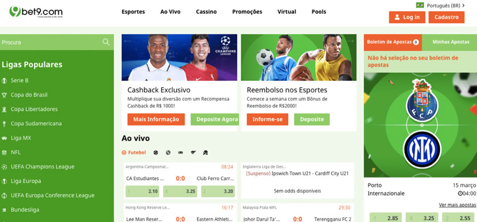 sessão de apostas ao vivo ou apostas esportivas ao vivo do ivibet casino tem tudo que um apostador brasileiro precisa, de forma simples e intuitiva, os usuários contam com boas opções de apostas e informações e recursos importantes para se divertir e obter enormes lucros através das apostas esportivas.